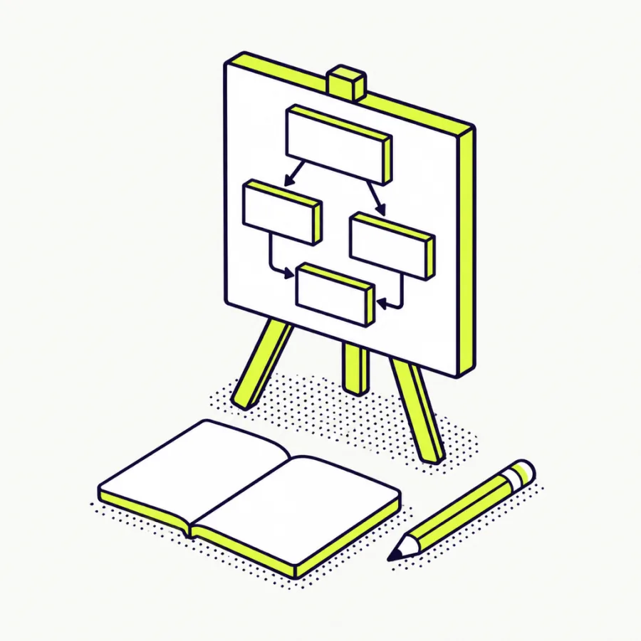 Isometric illustration for Small Business